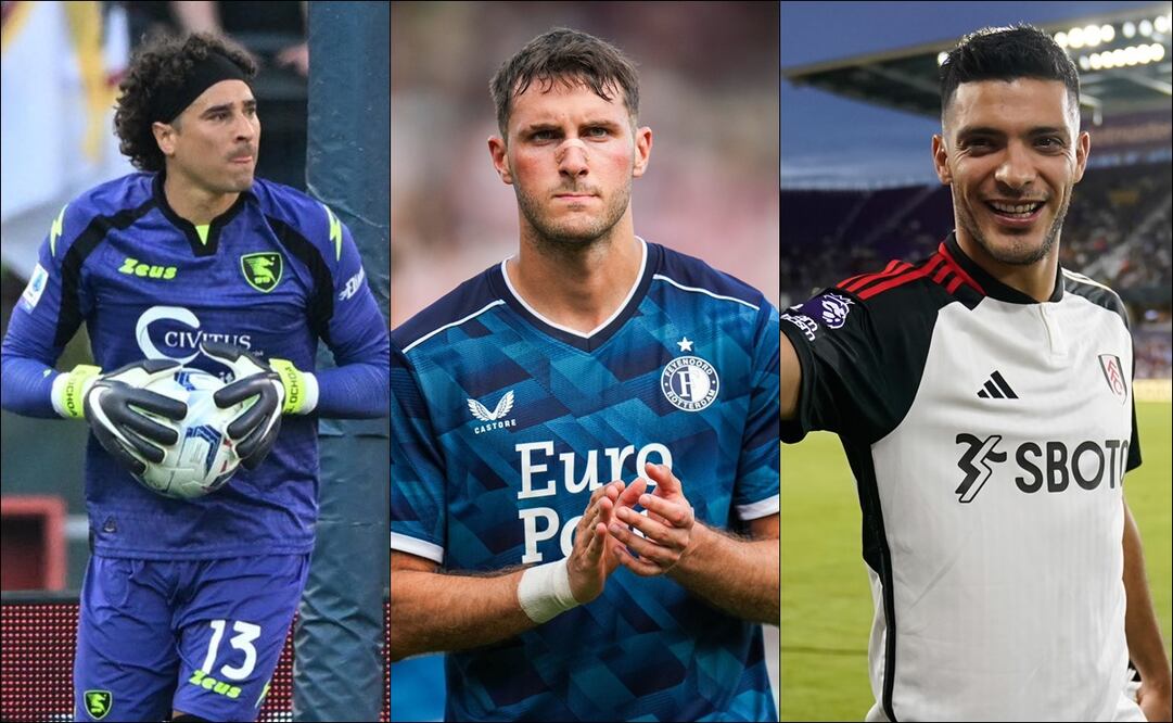 Estos son los futbolistas mexicanos que disputarán la temporada 2023-24 en Europa / FOTO: ESPECIAL