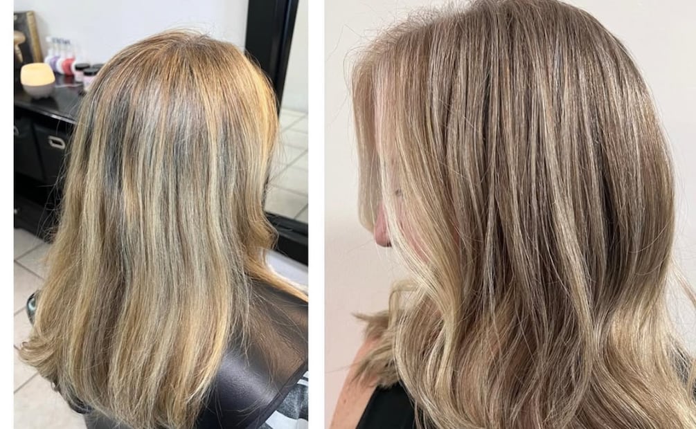 Rubios suaves y castaños luminosos: los tintes que ayudan a cubrir canas después de los 50. Foto: Instagram @vr___hairdesign