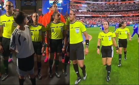 Katia Itzel García, árbritra mexicana, desata polémica en su debut en el Mundial 2026 