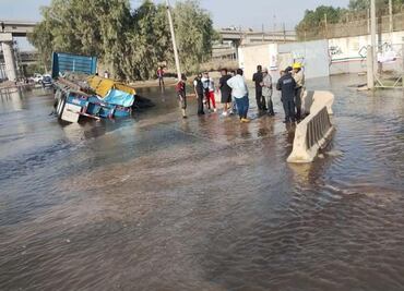 Restablecen servicio de agua potable tras ruptura de tubería en Ramal Los Reyes, en Tultepec