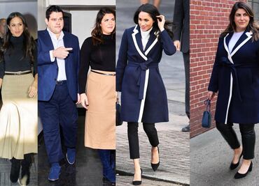 Bloggera curvy recrea los atuendos de Meghan Markle y arrasa Instagram