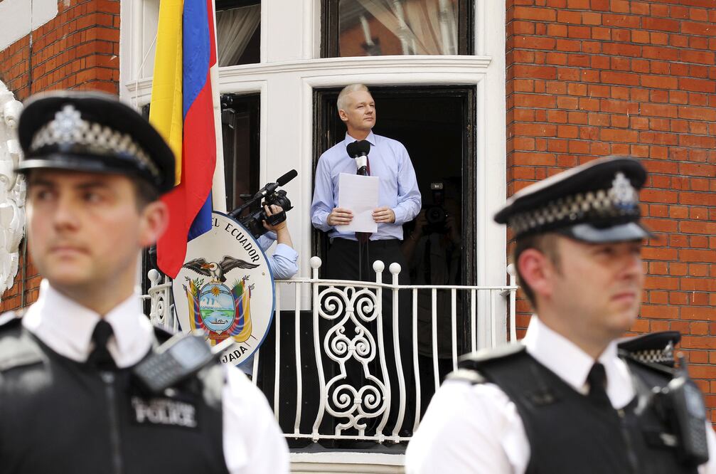 Assange se encuentra asilado desde mediados de 2012 en la Embajada de Ecuador en Londres (Reuters)