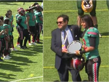 Selección Mexicana de futbol americano debuta con victoria; peleará el quinto lugar