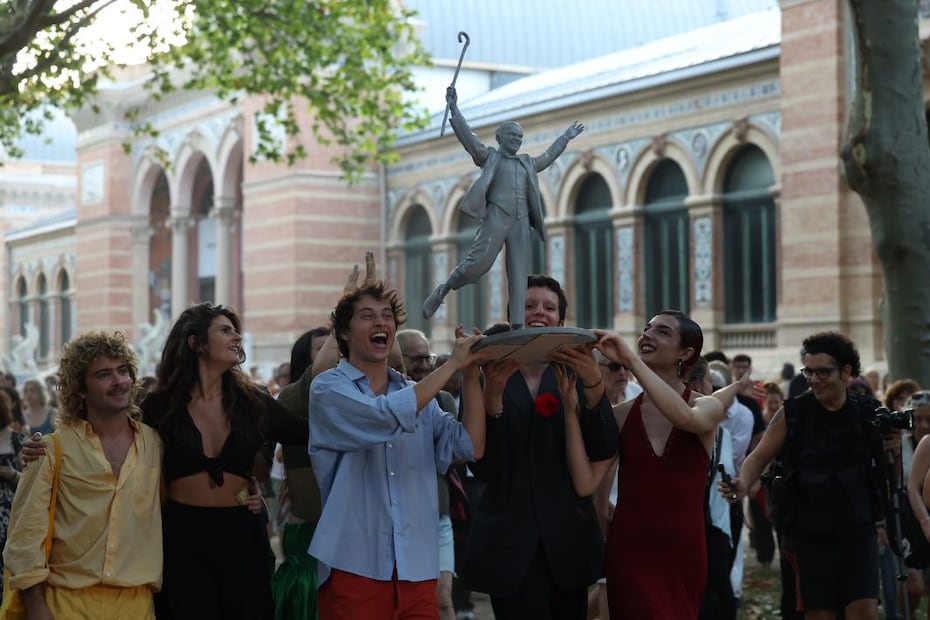 Acción performática Saca Nocturna para recordar a Federico García Lorca, celebrada la noche del 17 al 18 de agosto pasado en Madrid. Kiko Huesca/EFE