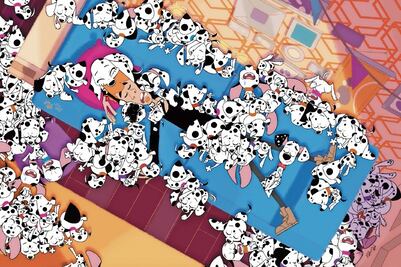 Los 101 dálmatas ponen sus patas en una serie de televisión 