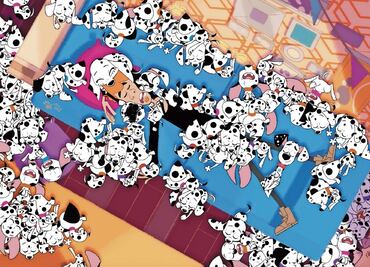 Los 101 dálmatas ponen sus patas en una serie de televisión