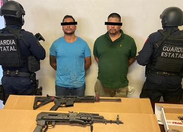 Marina detiene a "El Chiquilín" y al "Basuras", presuntos operadores del Cártel Jalisco