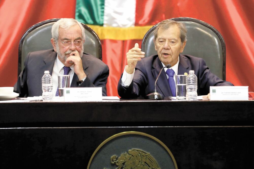 Responde señalamientos. Porfirio Muñoz Ledo, presidente de la Cámara Baja, dijo que optará por el diálogo ante la CNTE y el PAN. Foto: ARCHIVO EL UNIVERSAL