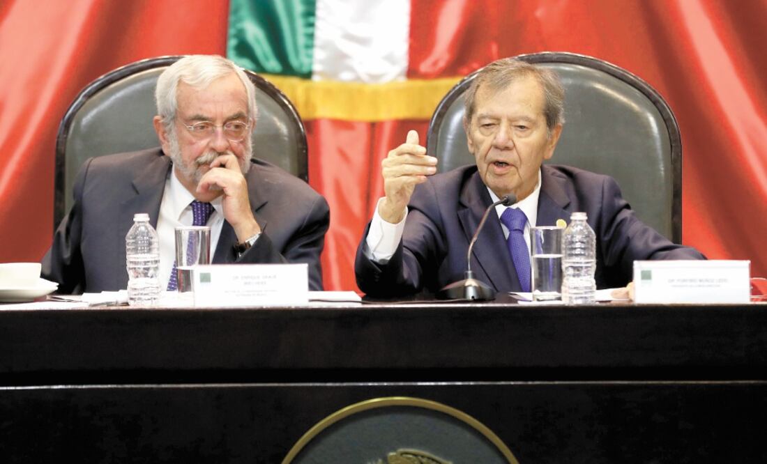 Responde señalamientos. Porfirio Muñoz Ledo, presidente de la Cámara Baja, dijo que optará por el diálogo ante la CNTE y el PAN. Foto: ARCHIVO EL UNIVERSAL