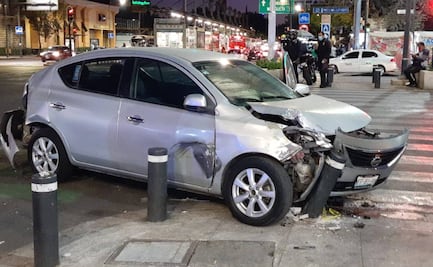 Conductor choca contra remolque del programa Conduce sin Alcohol en la Cuauhtémoc
