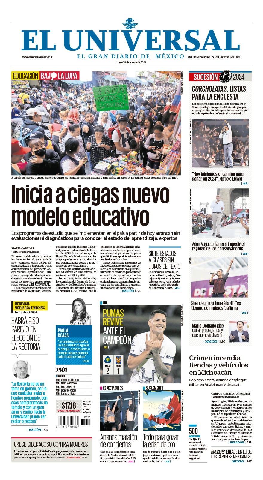 Portada impresa