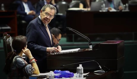 Se finge atender a migrantes, sólo para quedar bien con Trump: Muñoz Ledo