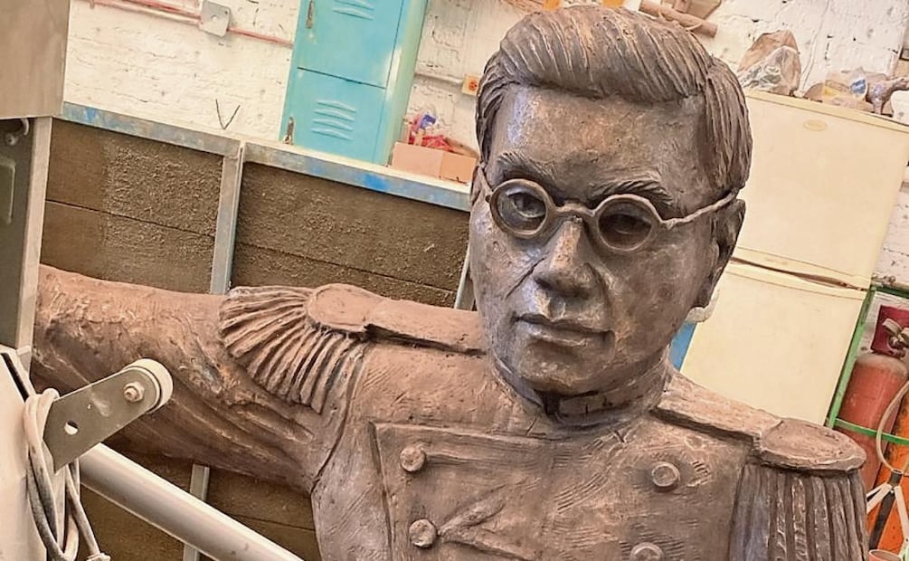 La figura está inspirada en la obra de Jesús F. Contreras, realizada en 1896. Foto: Especial