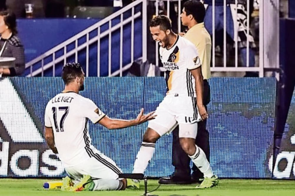 Dos Santos se despachó con 16 tantos con el Galaxy (TWITTER)