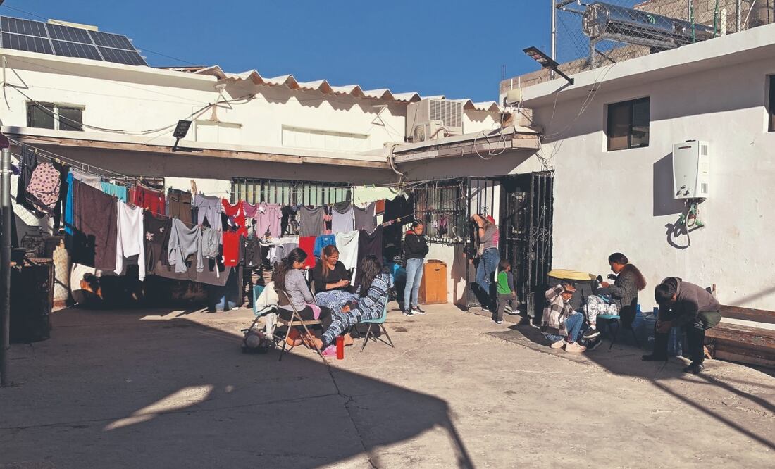 En los albergues de Ciudad Juárez disminuyó en las últimas semanas el número de migrantes. Foto: Paola Gamboa. El Universal