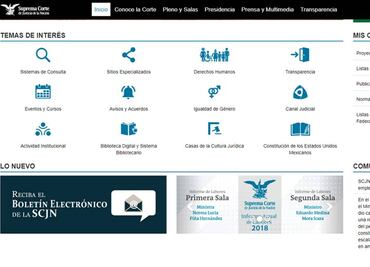 Reportan ataque a páginas web del Poder Judicial de la Federación