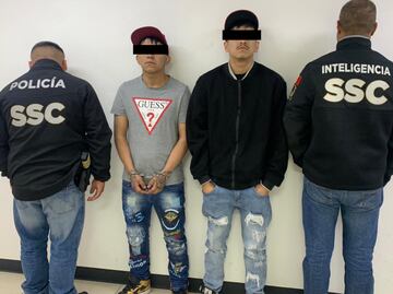 Elementos de la policía detienen a dos narcomenudistas; operaban para "El Barbas" de La Unión Tepito