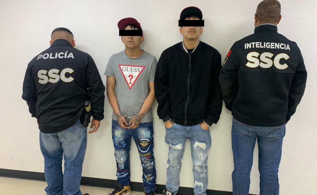 Elementos la SSC detuvieron a dos narcomenudistas, quienes operaban bajo las órdenes de La Unión Tepito. (17/10/2024) Foto: Especiales