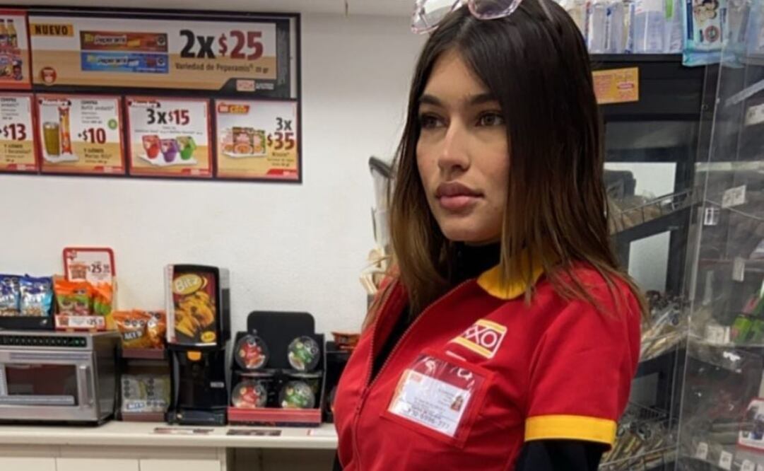 La cajera de Oxxo se va a casar. Fuente: Instagram @lupana_cano