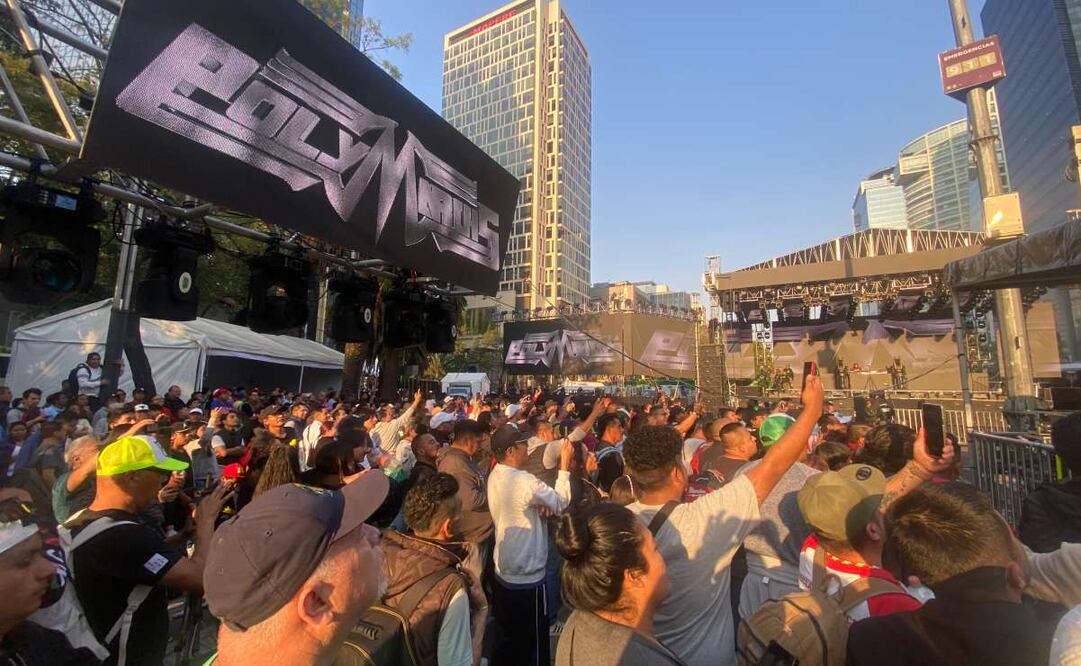 Polymarchs concierto de fin de año en Paseo de la Reforma, 30 de diciembre de 2024. Foto: Juan Carlos Williams/EL UNIVERSAL