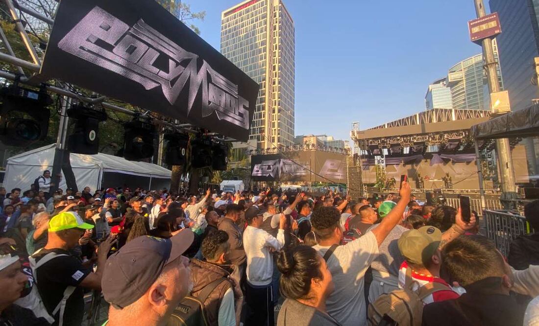 Polymarchs concierto de fin de año en Paseo de la Reforma, 30 de diciembre de 2024. Foto: Juan Carlos Williams/EL UNIVERSAL
