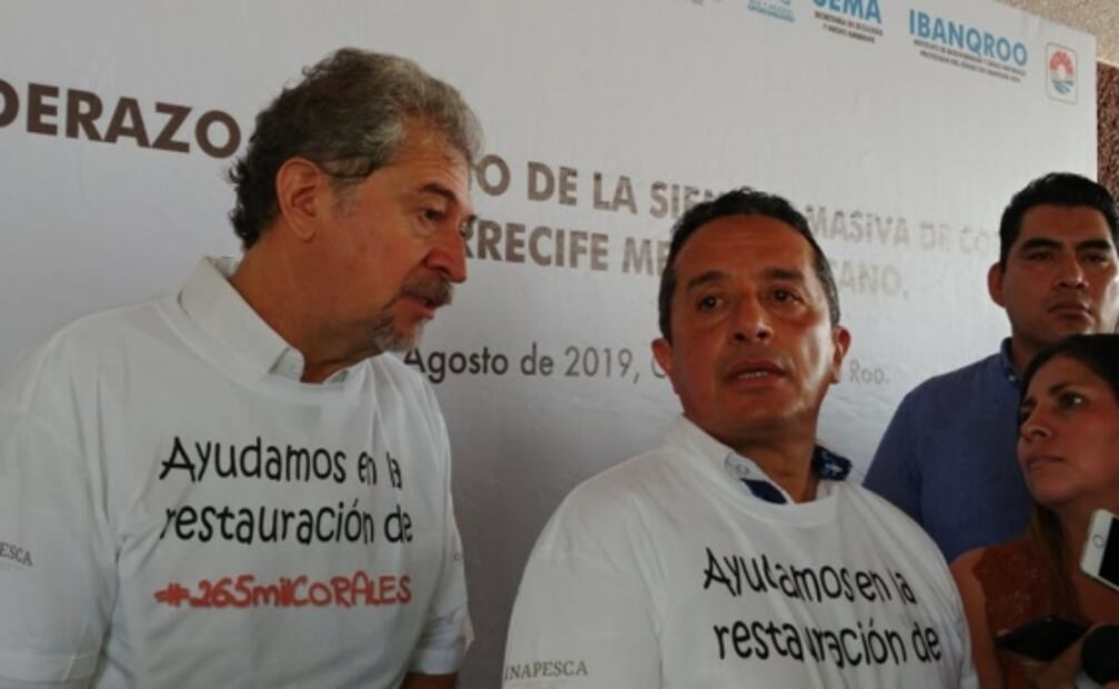 Arranca siembra de 3 mil 100 corales en arrecifes de Cancún e Isla Mujeres