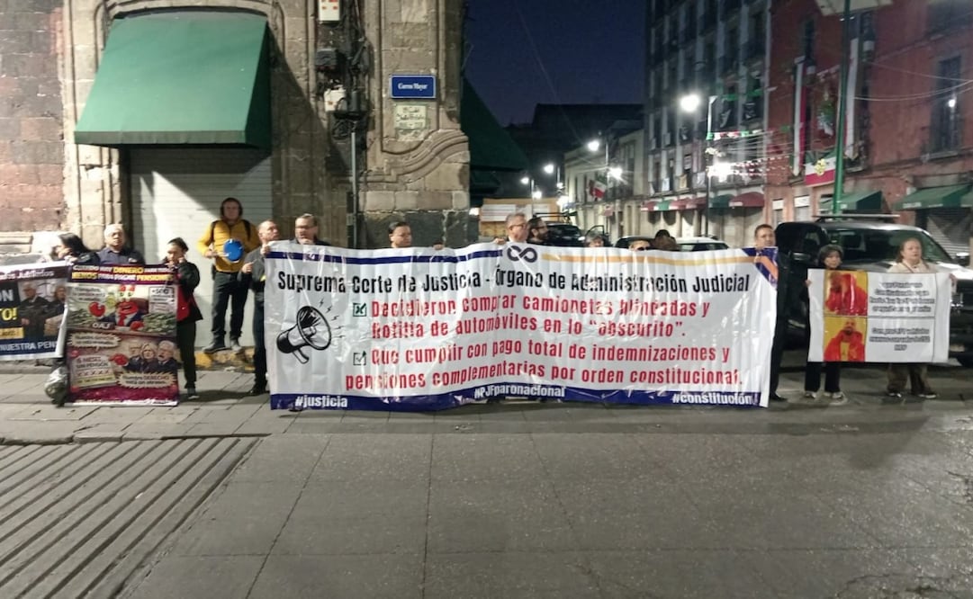 Movilizaciones marcan la agenda de este lunes 23 de marzo. Integrantes del Comité Coordinador de Titulares Federales Cesados por la Reforma Judicial se concentrarán a las 05:30 horas en Palacio Nacional. Foto: especial