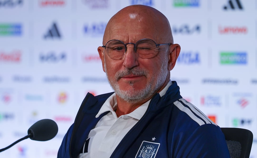 Luis de la Fuente durante la conferencia previo a la Semifinal contra Francia. FOTO: EFE