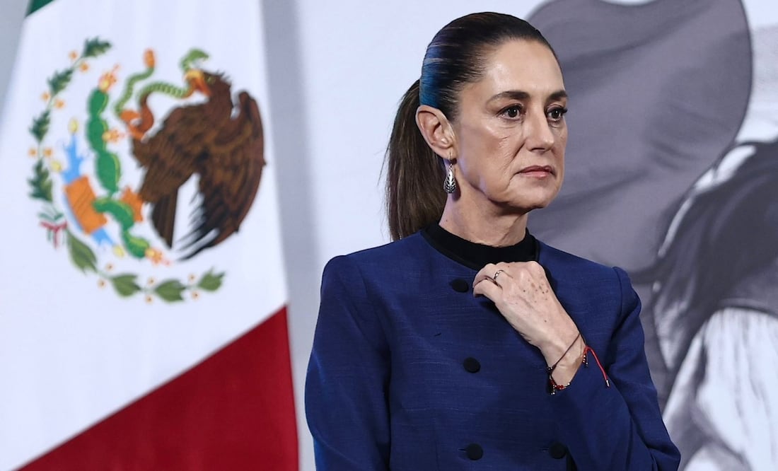 Conferencia matutina de la presidenta Claudia Sheinbaum Pardo en Palacio Nacional el 13 de agosto de 2025. Foto: Berenice Fregoso/EL UNIVERSAL