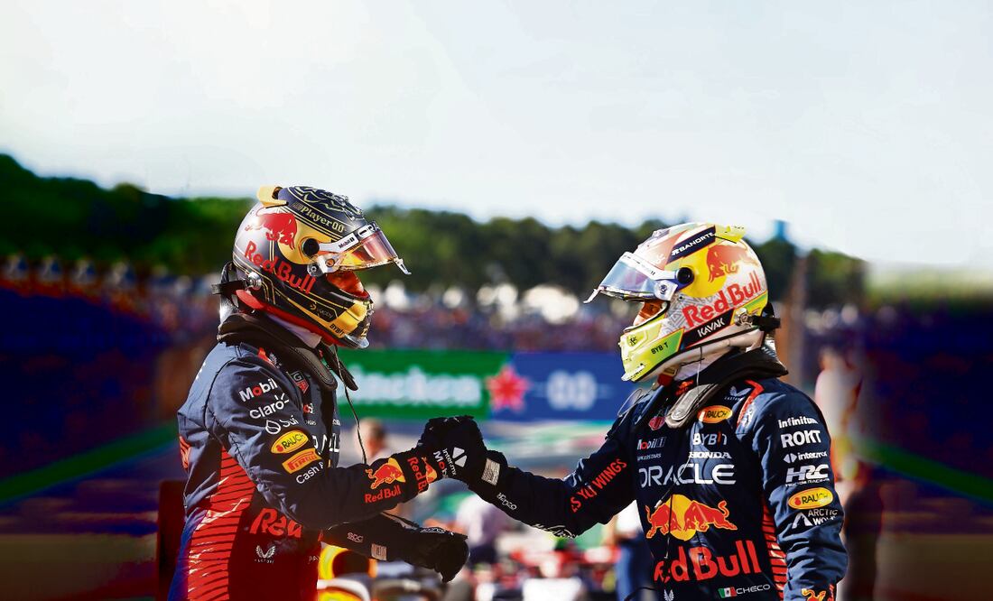 Seis carreras acumula el piloto mexicano sin quedarse con algún sitio del podio. Foto: Red Bull