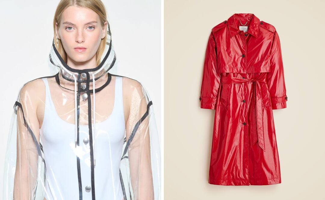 Los impermeables pueden ser de colores vivos. Foto: Especial