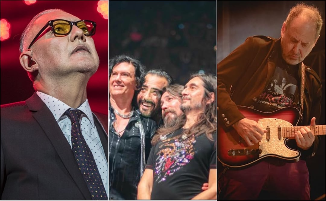 Caifanes, una de las bandas más emblemáticas del rock mexicano.
Fotos: EL UNIVERSAL, Instagram, vía @caifanesmex y @caifanesmex