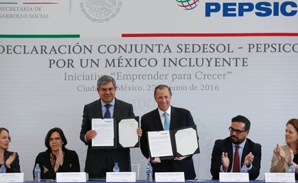 Pepsico y Sedesol apoyarán a emprendedores