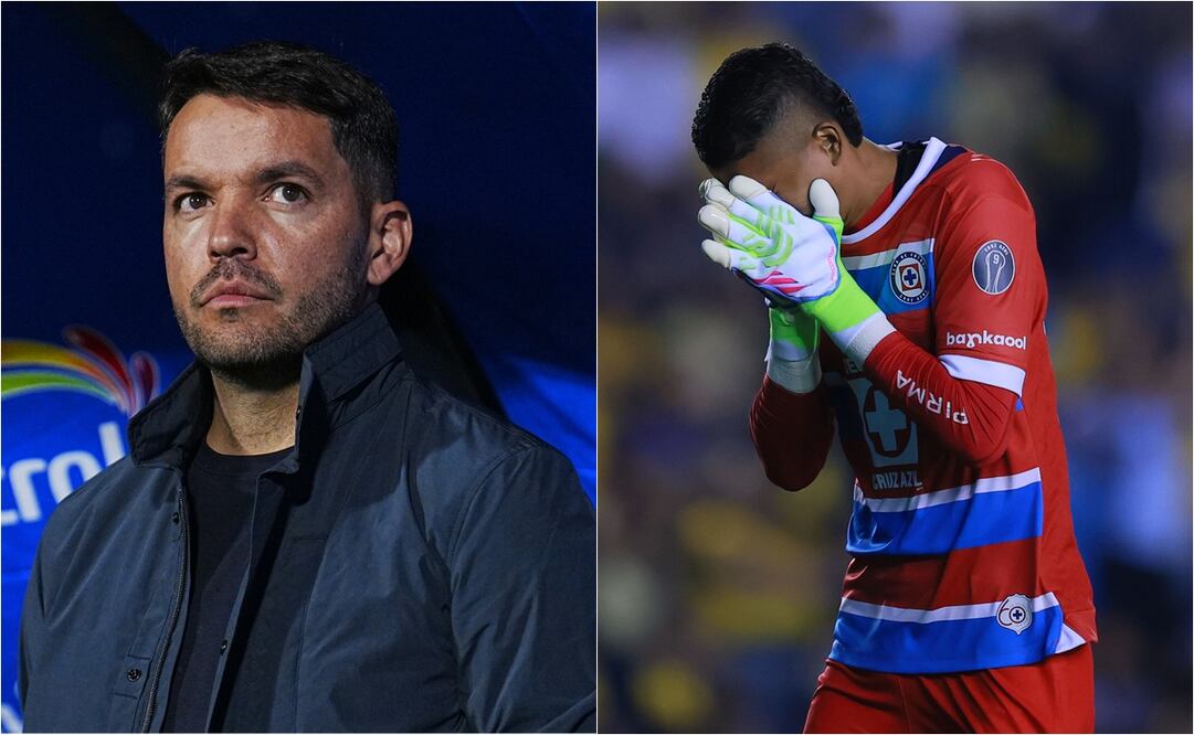 Nicolás Larcamón defiende a Kevin Mier. FOTO: ESPECIAL