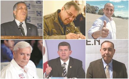 Van seis hombres por gubernatura de un par de años 