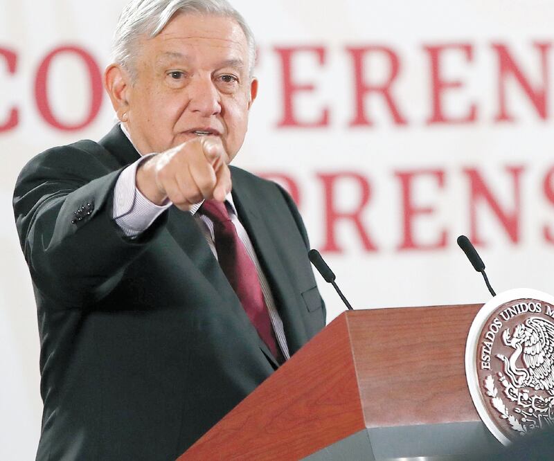 Aporte. El Presidente López Obrador dijo que lo que hay en México es desarrollo y bienestar. JOSÉ MÉNDEZ. EFE