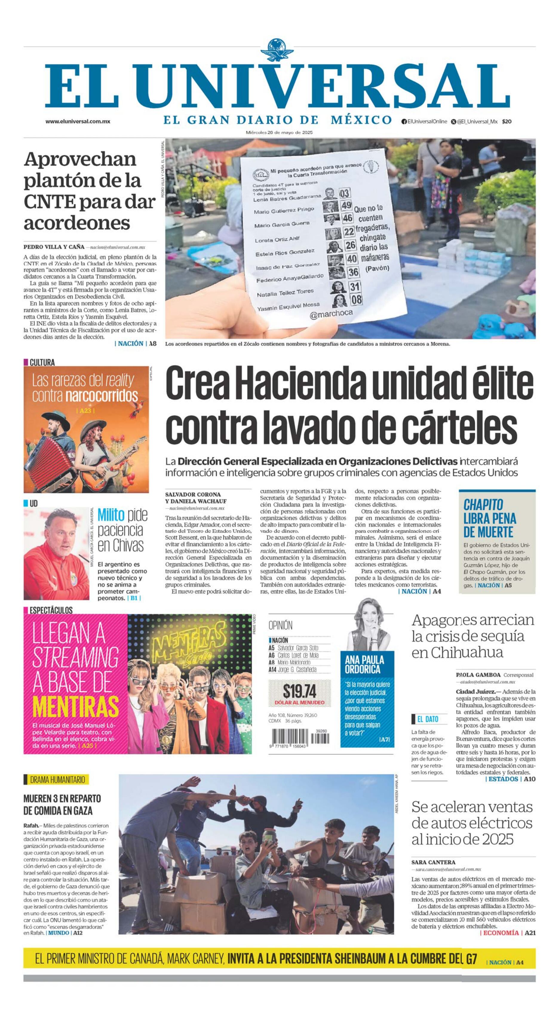 Portada impresa