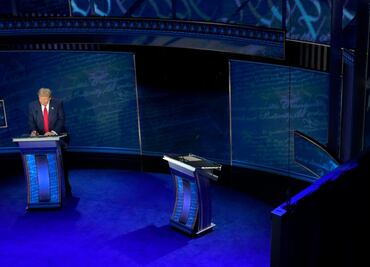 Trump reclama que el debate con Kamala Harris en el canal ABC fue "armado" en su contra