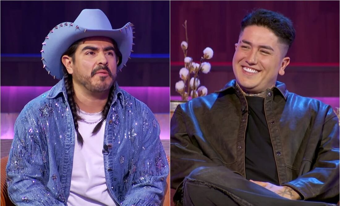 Rey Grupero y Omahi debaten en "La granja VIP".
Fotos: Instagram