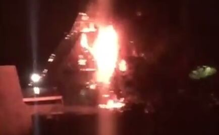 VIDEO. Incendio en la Feria de Chapultepec 