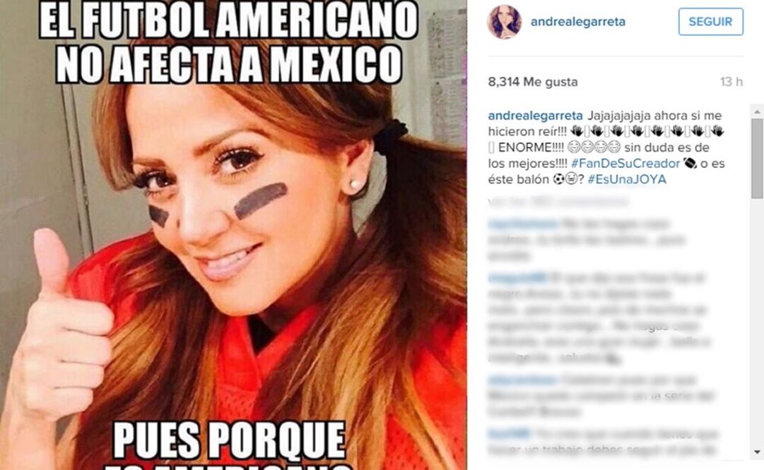 Foto: Tomada del Instagram de Andrea Legarreta