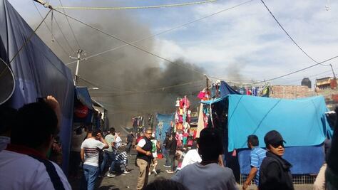 Explosión en mercado de Zamora deja 3 lesionados