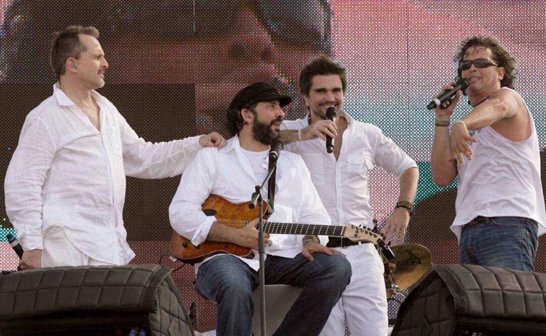 Bosé, Juanes y Vives ya habían participado en un concierto por la paz en Colombia FOTO:ARCHIVO