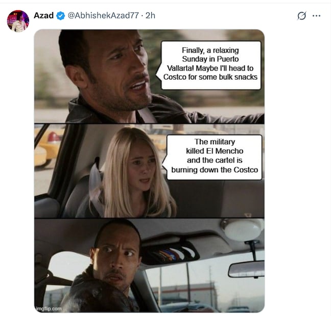 Incendio en Costco Puerto Vallarta desata ola de memes. Foto: Captura de pantalla