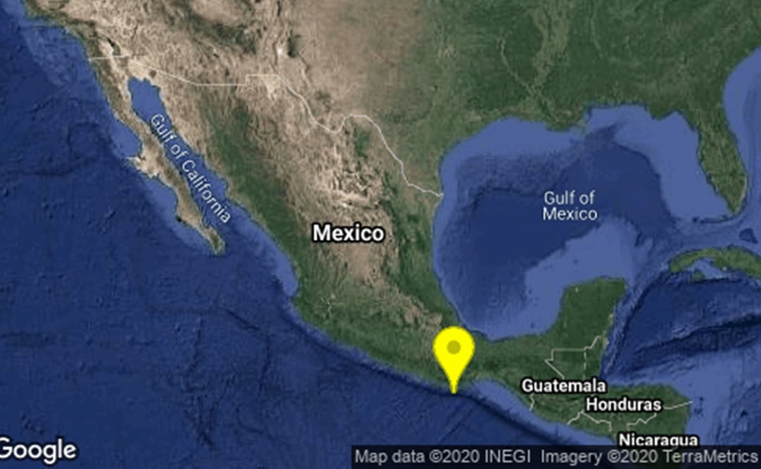 Imagen tomada de Twitter @SismologicoMX · 9min