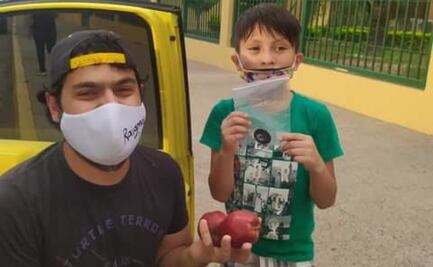 Un tazo por dos manzanas, una bonita historia que se hizo viral en Twitter