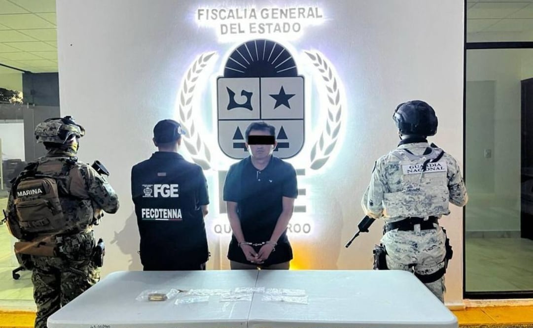 Fue detenido David “N”, alias “Rambo”, por su probable participación en el delito de trata de personas. Foto: Especial