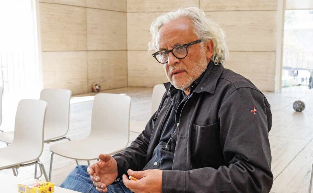 Gabriel Orozco sostendrá una charla con el historiador de arte Benjamin Buchloh, el 31 de enero en el Museo Nacional de Antropología. Foto: Yaretzy M. Osnaya EL UNIVERSAL