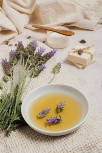 El té de Lavanda te ayudará contra el insomnio y el estrés. Fuente: Freepik