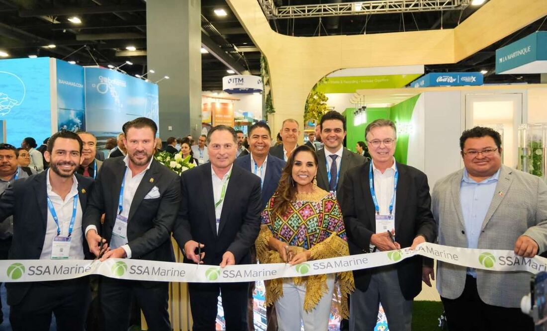 Mara Lezama consolida la confianza en Cozumel y Mahahual como destinos líderes de turismo de cruceros en el Seatrade Cruise Global en Miami. Foto: Especial